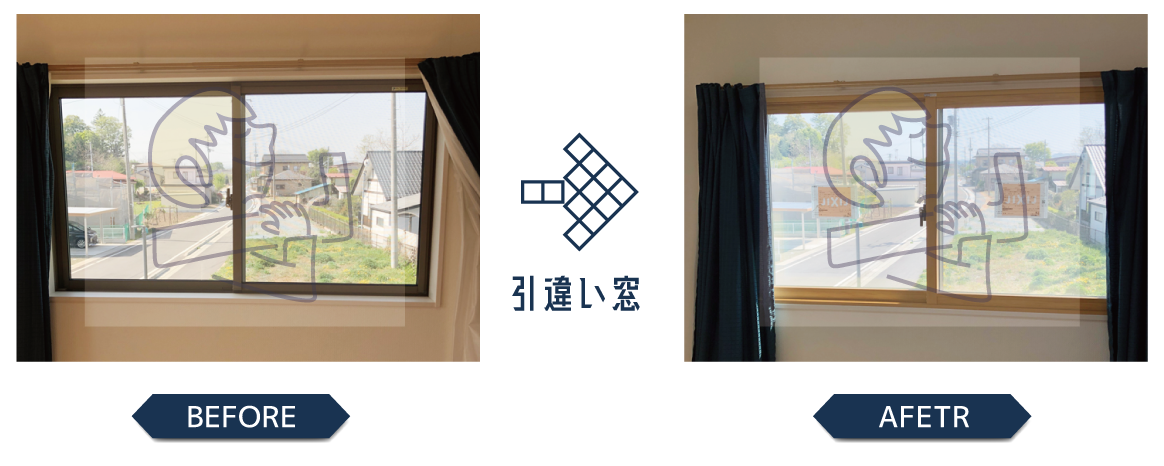 引違い窓